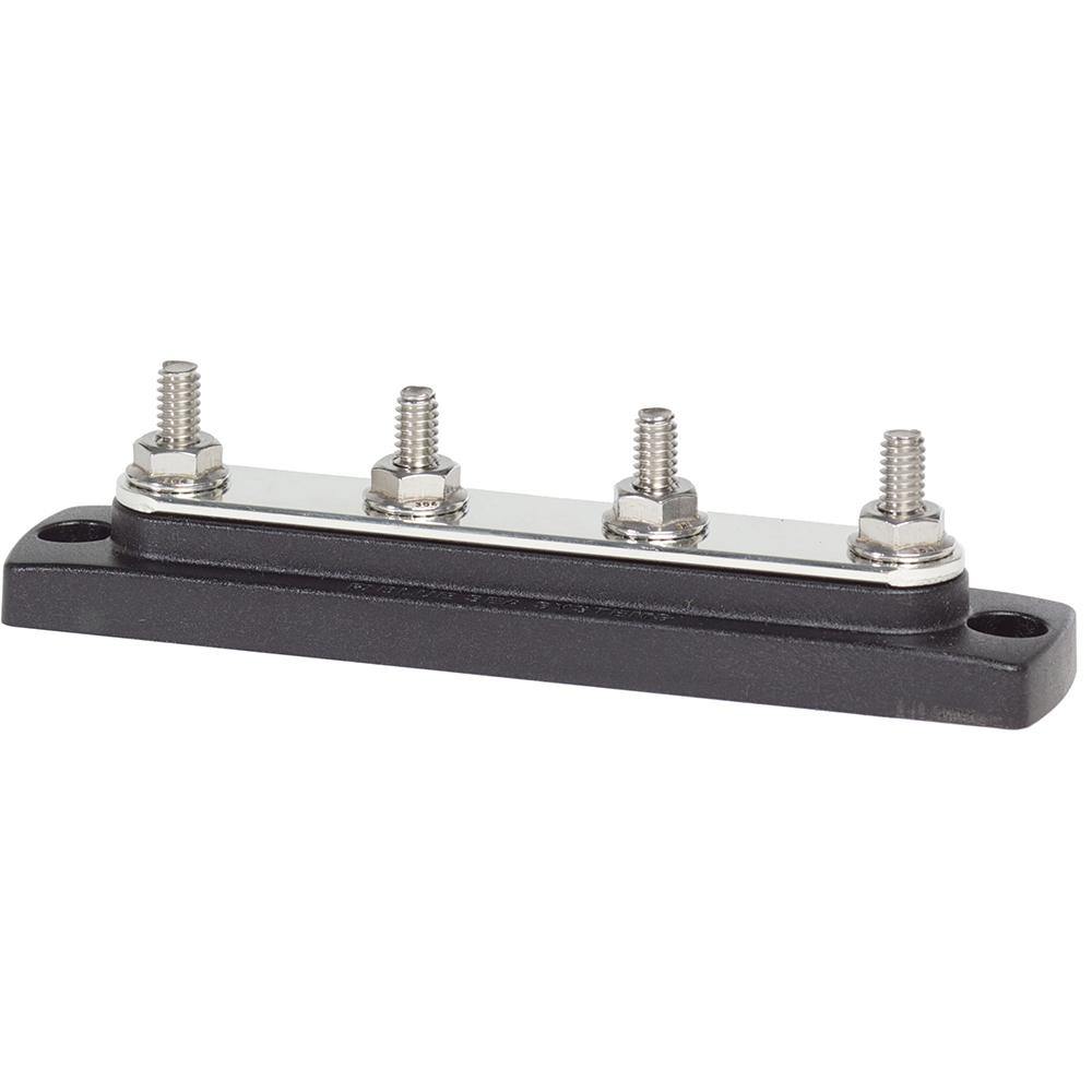Blue Sea 2303 150AMP Common BusBar 4 x 1/4" Stud Terminal [2303] - Bulluna.com