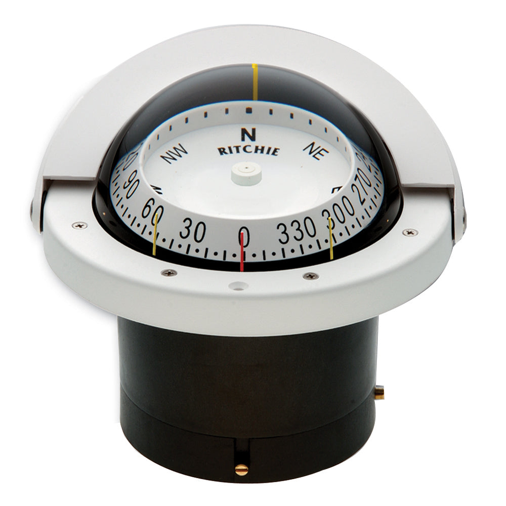 Ritchie FNW-203 Navigator Compass - Flush Mount - White [FNW-203] - Bulluna.com