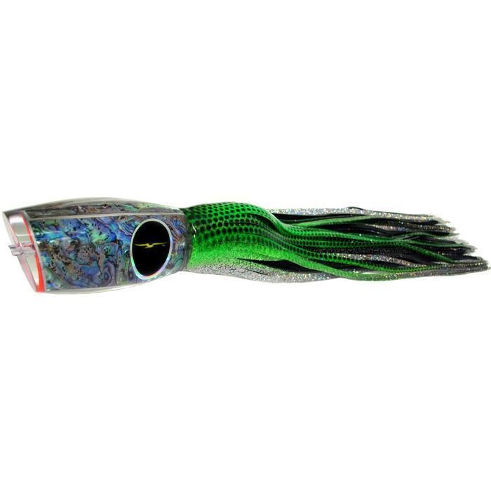 Black Bart Braziliano Heavy Tackle Lure - Green Dot/Black Dot - Bulluna.com