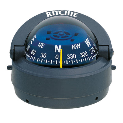 Ritchie S-53G Explorer Compass - Surface Mount - Gray [S-53G] - Bulluna.com