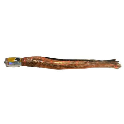 Black Bart Hot Breakfast Medium Heavy Tackle Lure - Brown Gold Orange/Gold Dot - Bulluna.com