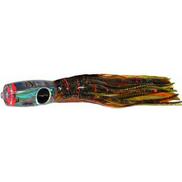Black Bart Mini 1656 Flat Nose Medium Tackle Lure - Brown Gold Orange/Gold Dot