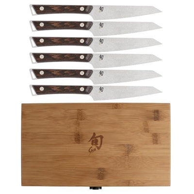 Shun Kanso 6 Piece Steak Knife Set - Bulluna.com