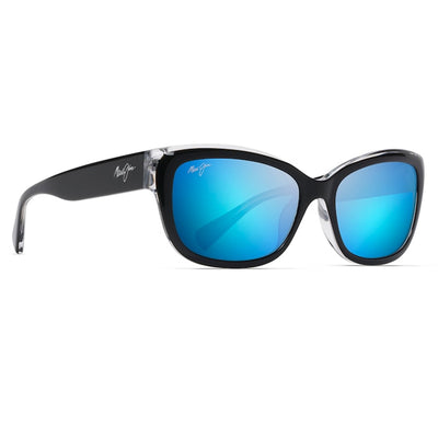 Maui Jim Plumeria Black With Crystal - Blue Hawaii Sunglasses - Bulluna.com