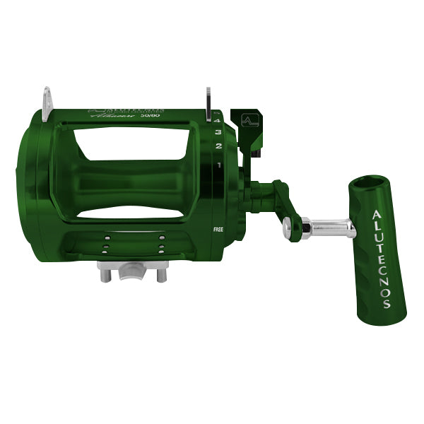 Alutecnos Albacore 50/80 Wide One Speed Conventional Reel - Green
