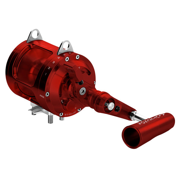 Alutecnos Albacore 30 Two Speed Reel - Red