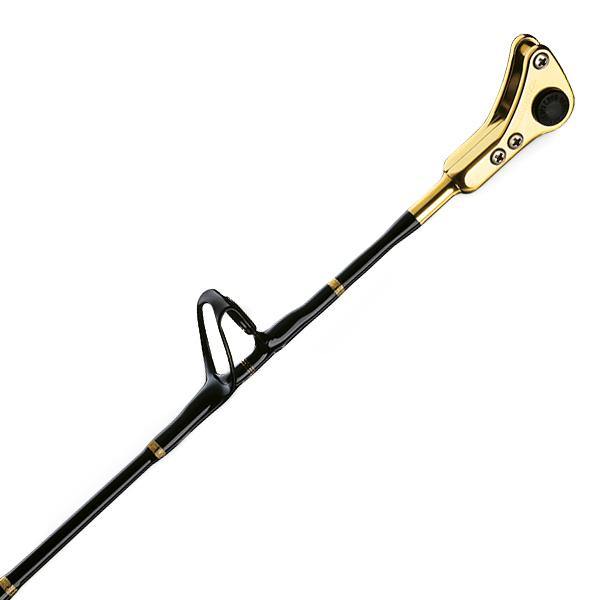 Alutecnos Albacore 6-20 Pound 2 Piece 5 Feet 7 Inch Stand Up Trolling Rod With Guides + Roller Top - Straight Butt - Bulluna.com