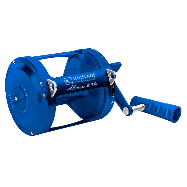 Alutecnos Albacore 80/130 One Speed Conventional Reel - Blue