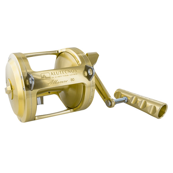 Alutecnos Albacore 80 One Speed Conventional Reel - Gold