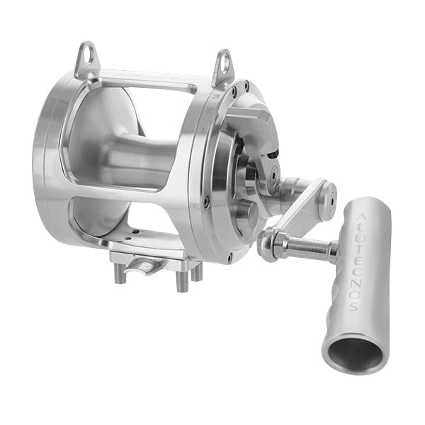 Alutecnos Albacore 50 Narrow One Speed Conventional Reel - Silver