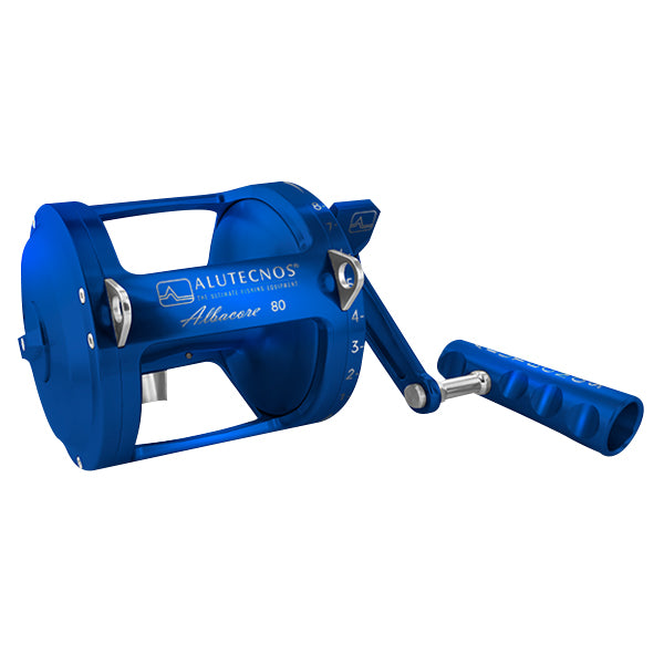 Alutecnos Albacore 80 One Speed Conventional Reel - Blue