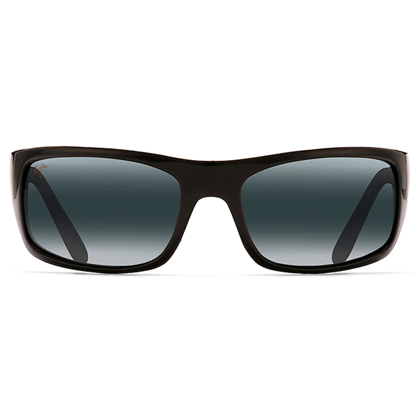 Maui Jim Peahi Gloss Black - Neutral Grey Sunglasses - Bulluna.com