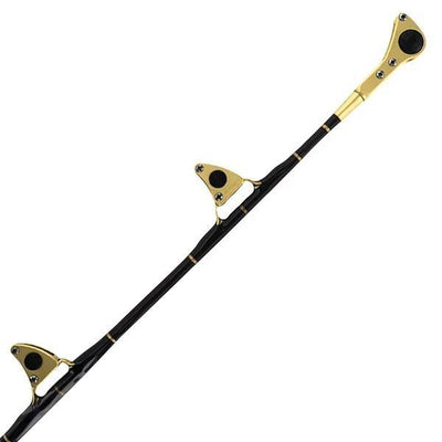 Alutecnos Albacore 80-130 Pound 2 Piece 7 Feet 2 Inch Stand Up Trolling Rod With Rollers - Curved - Bulluna.com