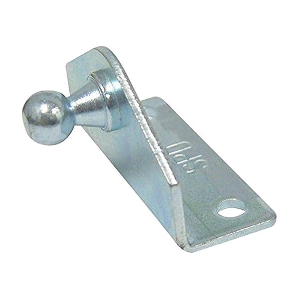 White Cap Lid-Lift Gas Spring - Zinc Plated Steel Bracket - 1 3/4 Inch L x 5/8 Inch W x 1 1/4 Inch H - Bulluna.com
