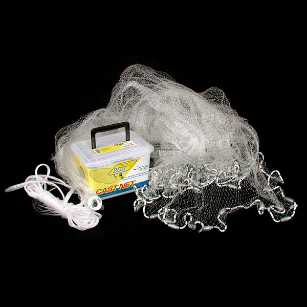 Ahi 200 Series Cast Net - 4 Feet - Clear Mono - Bulluna.com