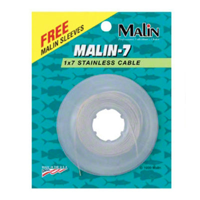 Malin -7, 1 x 7 Stainless Steel Cable Leader - Bulluna.com