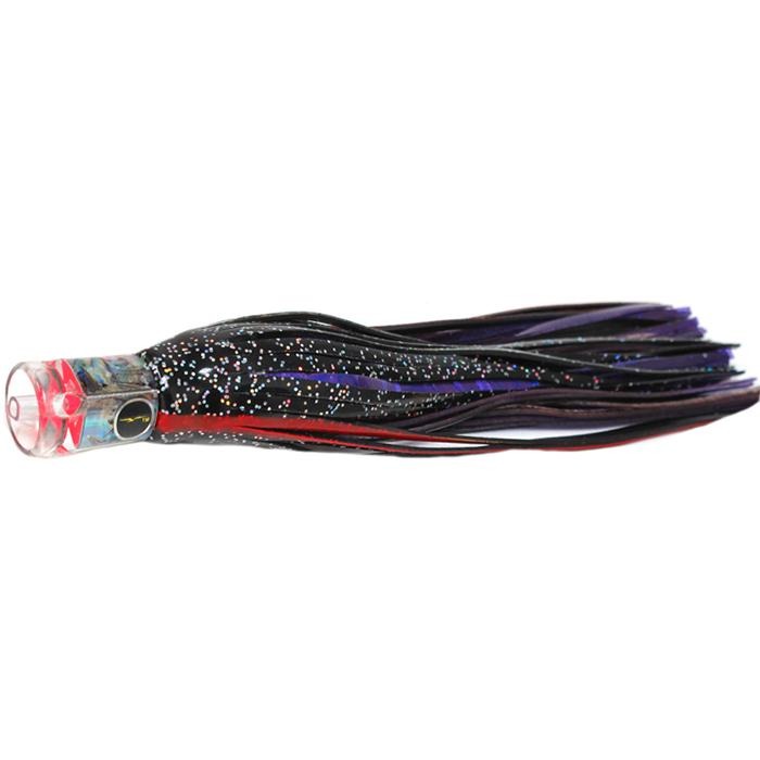 Black Bart El Squid Junior Light Tackle Lure - Black/Purple Fleck - Bulluna.com