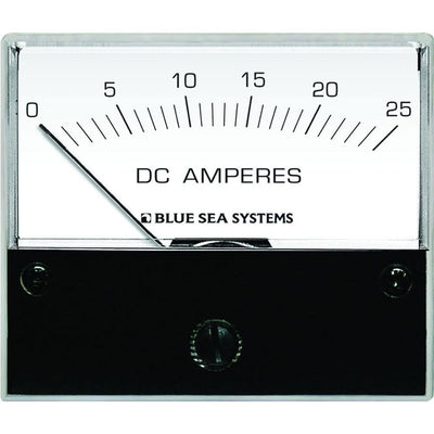 Blue Sea 8005 DC Analog Ammeter - 2-3/4" Face, 0-25 Amperes DC [8005] - Bulluna.com