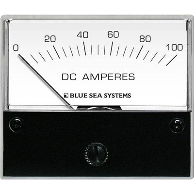 Blue Sea 8017 DC Analog Ammeter - 2-3/4" Face, 0-100 Amperes DC [8017] - Bulluna.com