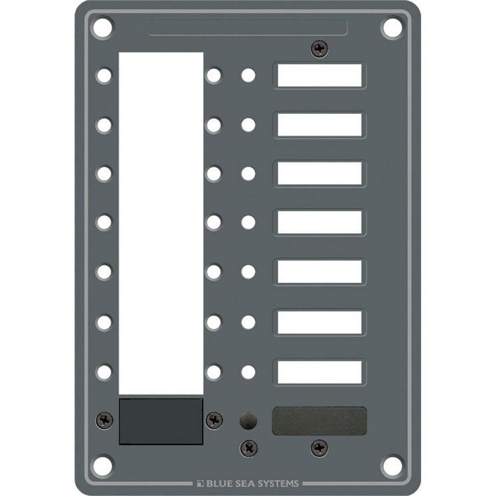Blue Sea 8087 8 Position DC C-Series Panel - Blank [8087] - Bulluna.com