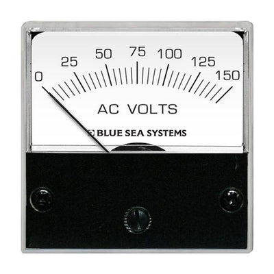 Blue Sea 8244 AC Analog Micro Voltmeter - 2" Face, 0-150 Volts AC [8244] - Bulluna.com