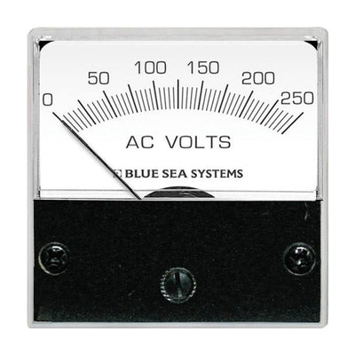 Blue Sea 8245 AC Analog Micro Voltmeter - 2" Face, 0-250 Volts AC [8245] - Bulluna.com