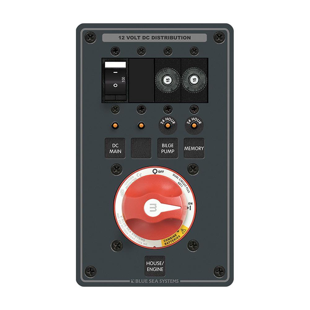 Blue Sea 8686 Dual-Battery m-Series, Dual Circuit Plus [8686] - Bulluna.com