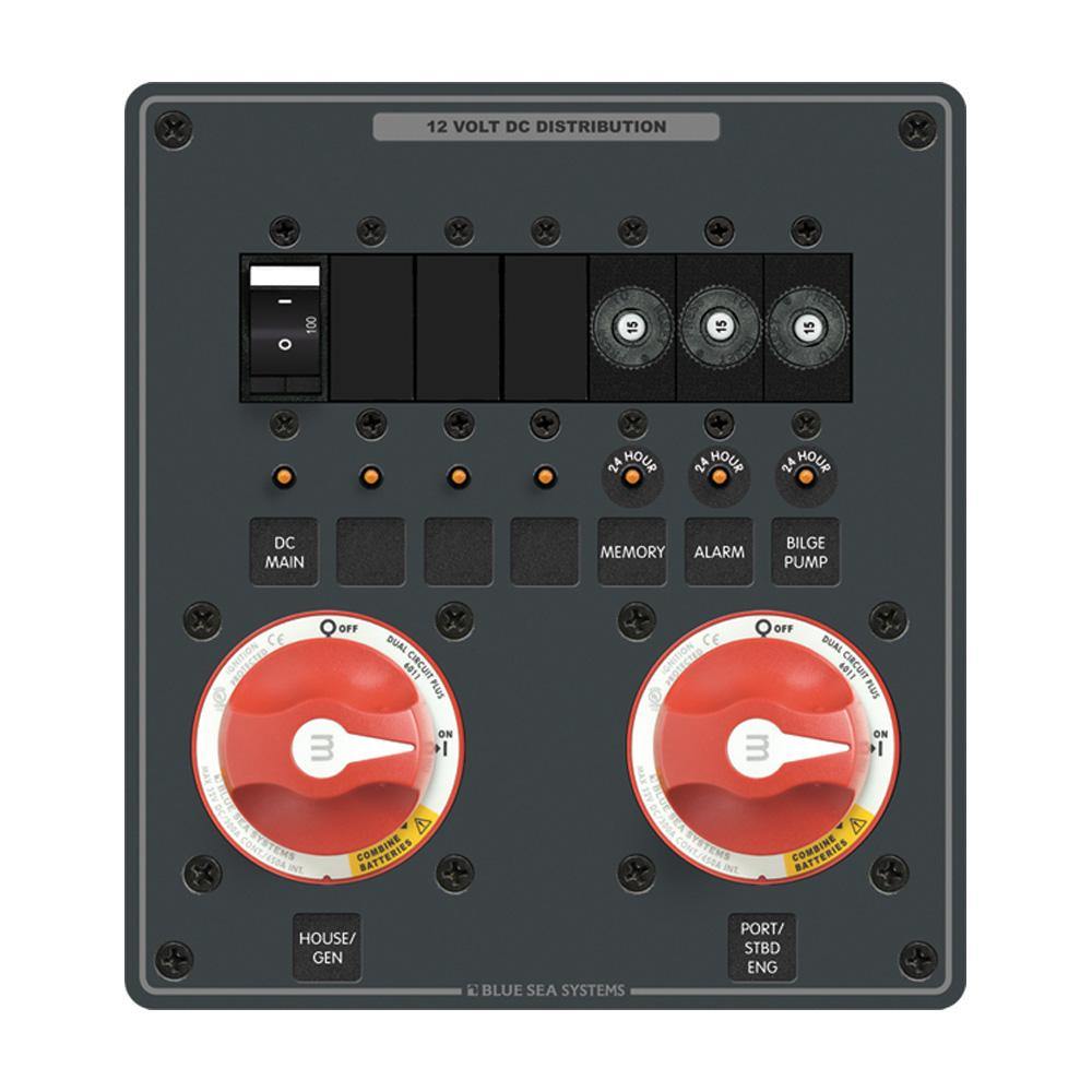 Blue Sea 8689 m-Series Dual Circuit Plus 2 of PN 6011 [8689] - Bulluna.com