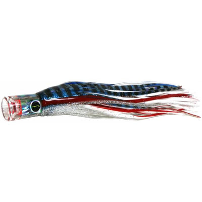 Black Bart El Squid Junior Light Tackle Lure - Blue/White - Bulluna.com