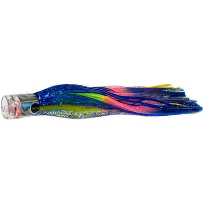 Black Bart El Squid Junior Light Tackle Lure - Blue Yellow/Rainbow - Bulluna.com