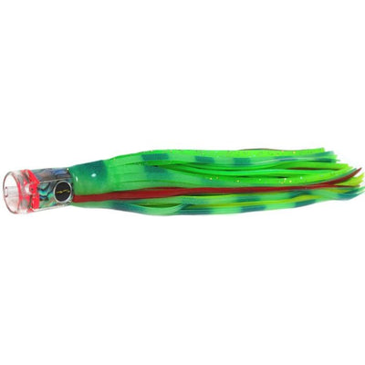 Black Bart El Squid Junior Light Tackle Lure - Glow/Green Chartreuse - Bulluna.com