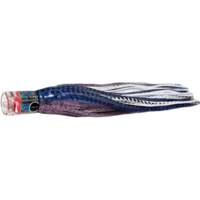 Black Bart El Squid Junior Light Tackle Lure - Purple Blue Dot/White Black Dot - Bulluna.com