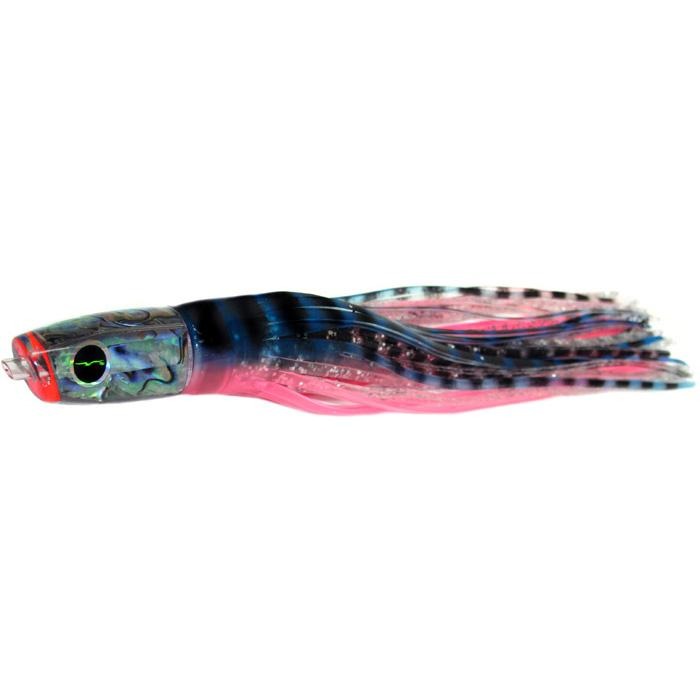 Black Bart Costa Rican Plunger Light Tackle Lure - Blue Pink Tiger/Silver Tiger - Bulluna.com