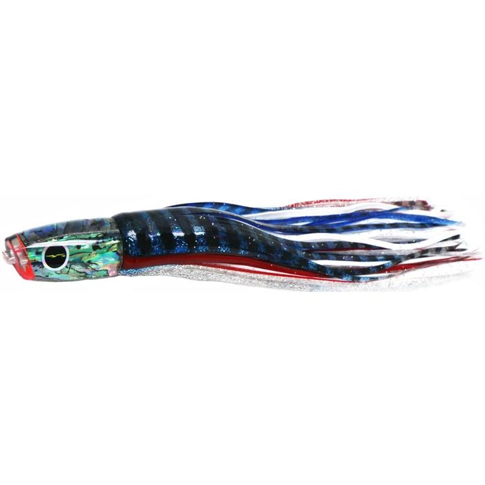 Black Bart Costa Rican Plunger Light Tackle Lure - Blue/White - Bulluna.com