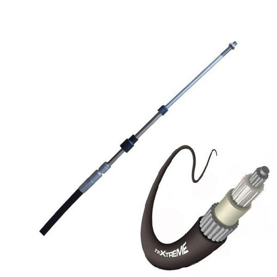Dometic Universal 3300 Premium Control Cable - CCX633 - Stainless Fittings - 26 Feet - Bulluna.com