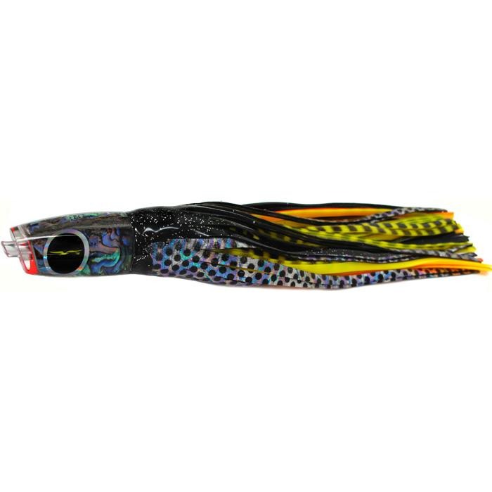 Black Bart Eleuthera Plunger Medium Tackle Lure - Black Dot/Yellow Tiger - Bulluna.com