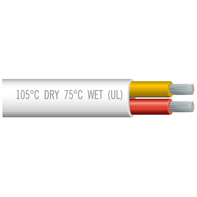 Marpac Multi-Conductor Marine Wire - Duplex - 14 Gauge - Yellow/Red - 100 Feet - Bulluna.com
