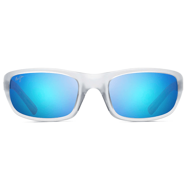 Maui Jim Stingray Crystal Matte - Blue Hawaii Sunglasses - Bulluna.com
