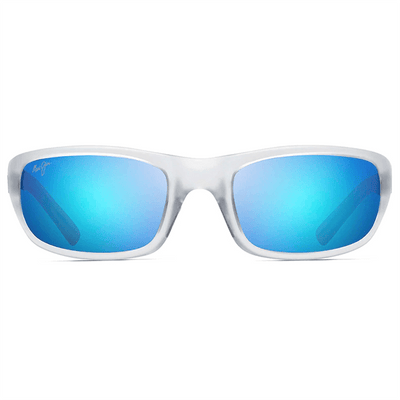 Maui Jim Stingray Crystal Matte - Blue Hawaii Sunglasses - Bulluna.com