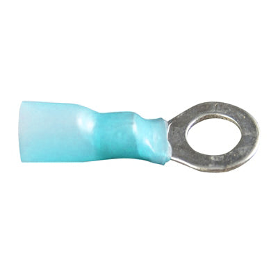Marpac Heat Shrink Ring Tongues - 16-14 AWG - #8 - Blue - Bulluna.com