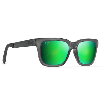 Maui Jim Mongoose Translucent Grey - Maui Green Sunglasses - Bulluna.com