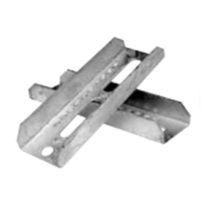 Tough Guy Bolster Brackets - Packaged - 10" Long - Slot Length 3-3/4”