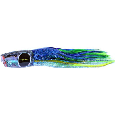 Black Bart Big Rock Plunger Medium Heavy Tackle Lure - Blue Yellow/Green Chartreuse - Bulluna.com