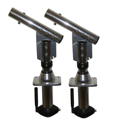 Lee's Sidewinder Bolt-In Outrigger Mounts, Lay-Down Version - Silver(Pair) [SW9300] - Bulluna.com