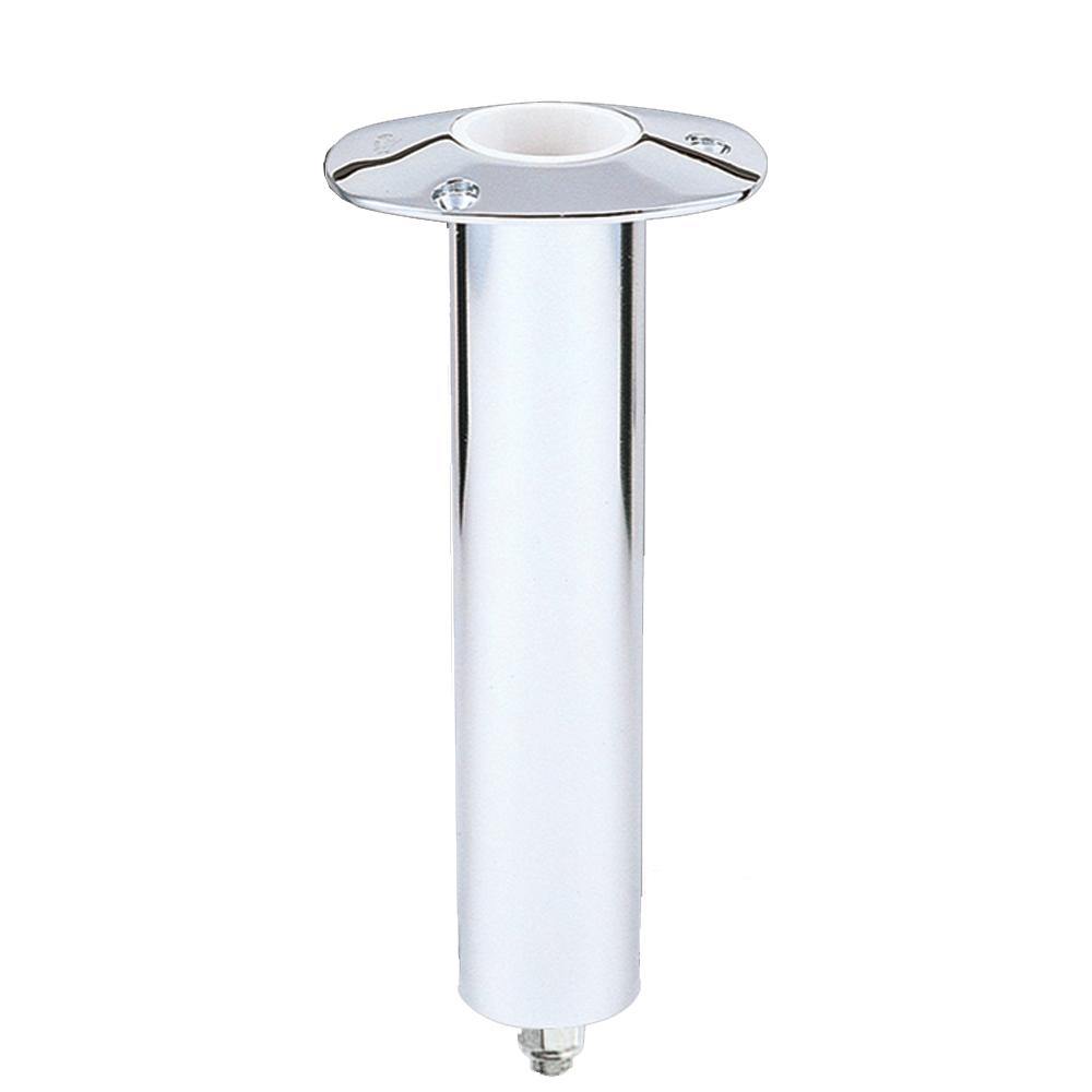 Lee's 0 Degree Stainless Steel Swivel Base Flush Mount Rod Holder 2.25" OD X 10.5" Tube [RH577V] - Bulluna.com