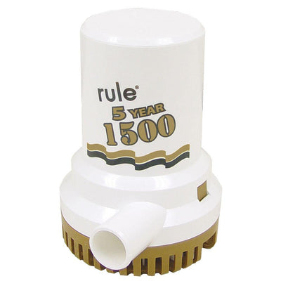 Rule 1500 G.P.H. "Gold Series" Bilge Pump [04] - Bulluna.com