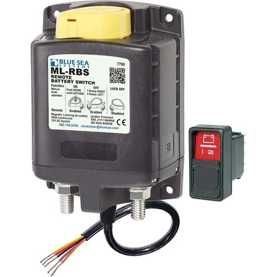 Blue Sea  7700 ML-Series Remote Battery Switch w/Manual Control 12VDC [7700] - Bulluna.com