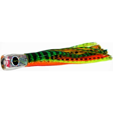 Black Bart Bully Micro Bait Lure - Green Orange Tiger/Yellow Tiger