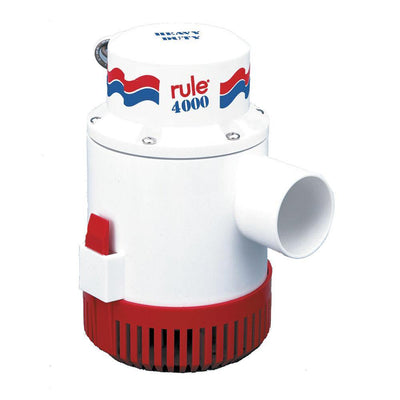 Rule 4000 Non-Automatic Bilge Pump - 12V [56D] - Bulluna.com