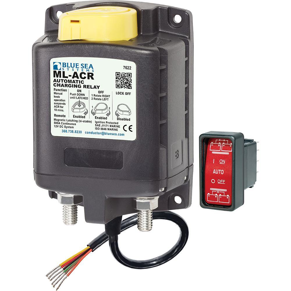 Blue Sea 7622 ML-Series Heavy Duty Automatic Charging Relay [7622] - Bulluna.com